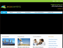 Tablet Screenshot of myecocentric.com